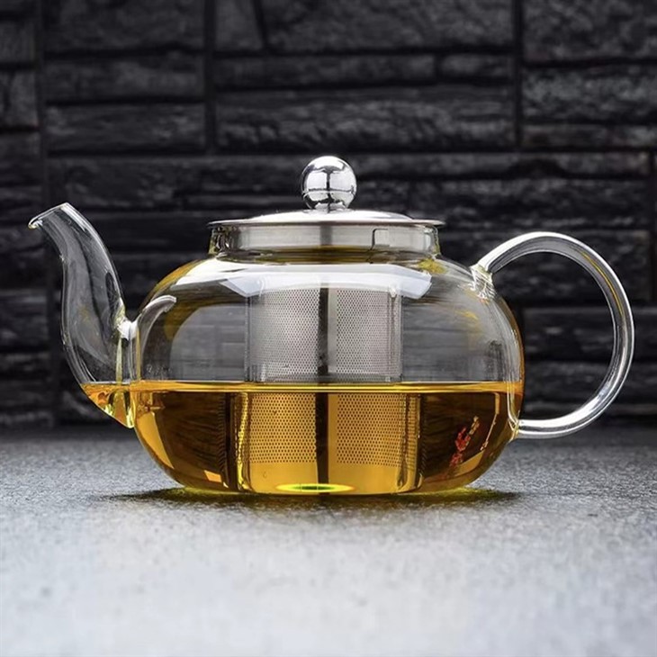 400ml/ 13OZ Glass Teapot With Removable Stainless Steel Infuser, For Blooming And Loose Leaf Tea, Stovetop & Microwave Safe Tea Pot, Tea Maker's Choice